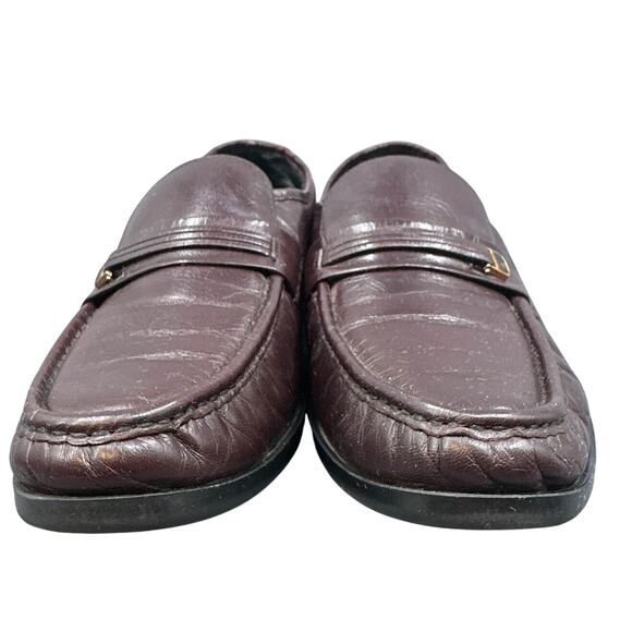 Florsheim Shoes 9 D Comfortech Riva Loafer Burgandy Leather Loafer Office Career - Picture 3 of 14
